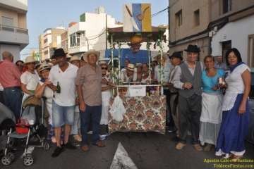 Romerías del Carmen en Marpequeña, Medianía y Las Huesas (Foto TF y TA)